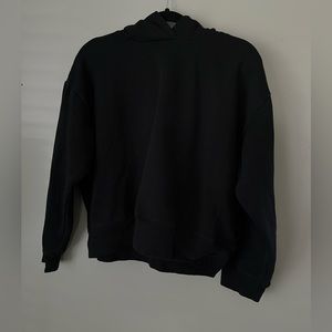 A New Day Black cropped Hoodie
